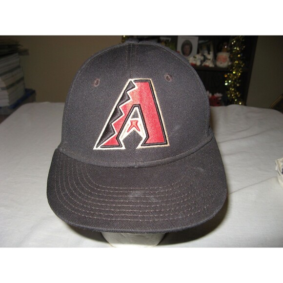 OC Sports Q3 ECO3 Black Arizona Diamondbacks Baseball Hat Cap Size S/M - Picture 1 of 4